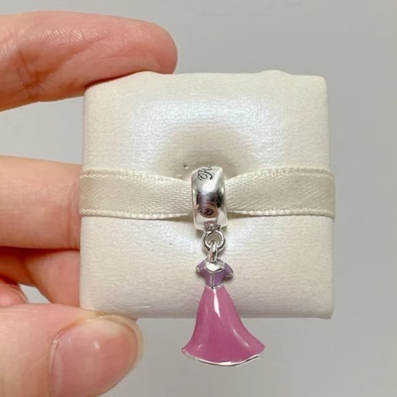 Authentic Pandora Disney Rapunzel's Dress Charm - Picture 1 of 4